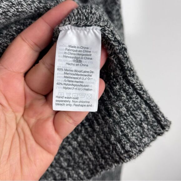 J. Crew Rugged Merino Wool Heather Crewneck Sweater Long Sleeve Men's Large - Picture 8 of 8